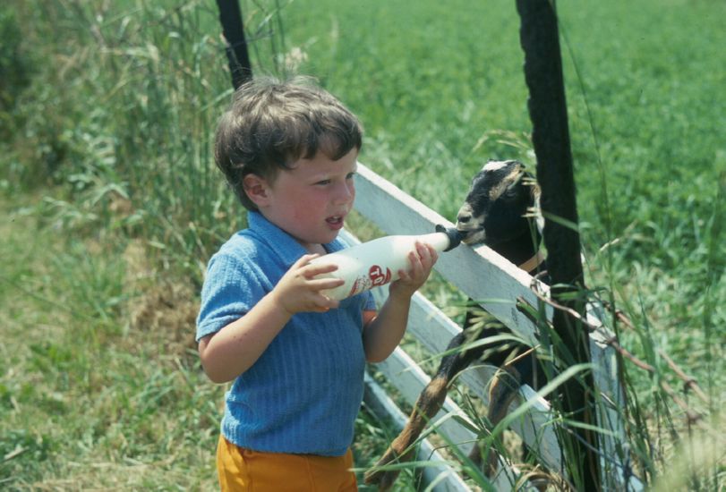  at Windy Acres Farm in Ohio, summer 1975